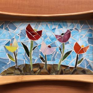 Bamboo tulip tray