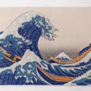 Kanagawa wave mosaic